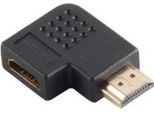 Adattatore Di Massima Connettività S/Conn, Da Hdmi Maschio A Hdmi Femmina, Versione Angolata A 90°, Contatti Placcati Oro, Compatibile 4K2K (77412)
