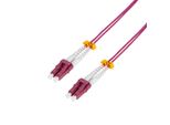 Logilink Cavo Patch Duplex In Fibra Ottica OM4 50/125µ Lc/Lc Speciale Viola 15 M