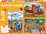 Schmidt Spiele Puzzle Per Bambini Schmidt Spiele Sul Cantiere, 3X24 Pezzi