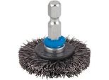 Wolfcraft Disc Brush Shank Diameter 1/4 (6.35 Mm) 2100000 1 Pc(S)