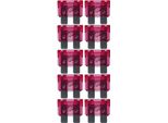 Baytronic 10X Fusibile Auto A Spina Piatta Standard Rosa 4A