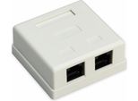 Goobay Cat 6 Utp Scatola Di Giunzione RJ45 2 Porte