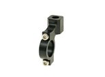 Attacco Specchio Cnc 22 Mm / M10 Filettatura Sinistra - Nero