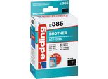Edding EDD-385 Cartuccia D'inchiostro Nero Sostituisce Brother LC-1100BK