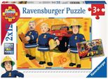 2 Puzzle Ravensburger Per Bambini Da 12 Pezzi Sam Il Pompiere In Azione 07584