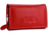 Portafoglio Money Maker In Pelle Da Donna Cameriere Rosso Protezione Rfid OPJ704R