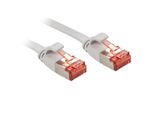 Lindy Patchkabel Cat6 U/Ftp Flachband Grau 1.00M