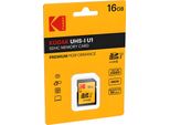 Kodak Alaris EKMSD16GHC10K Kodak Sd 16GB UHS-I U1 V10 Premium