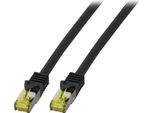 Efb RJ45 Cavo Patch S/Ftp, Cat.6A, Lszh, Cat.7 Cavo Grezzo, 5M, Nero