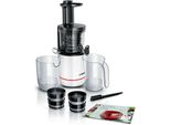 Bosch MESM500W. Tipo Di Prodotto: Slow Juicer, Colore Del Prodotto: Nero, Bianco. Potenza: 150 W. Larghezza Imballo: 208 M