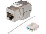 S-IMPULS RJ-45 Keystone Cat.6A 180° Stp Senza Attrezzi