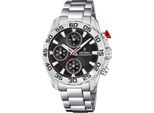 Festina F20457/3 Orologio Da Uomo Junior Collection Cronografo Al Quarzo Bracciale In Acciaio Inossidabile
