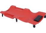 Banco Di Montaggio Per Auto Wiltec 102X48X12 Cm Fino A 180 Kg In Plastica, Tavola Rotante Con Poggiatesta Rimovibile E Vani Porta Attrezzi, Banco Rotante, Banco Da Officina