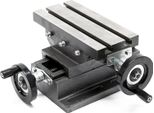 Tavola Trasversale Wiltec A 2 Assi 170X85 Mm, Tavola Di Fresatura Con Asse X Da 100 Mm, Asse Y Da 80 Mm, Tavola Coordinata In Ghisa, Tavola Di Foratura, Supporto Per Fresatura