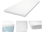 6Cm Schiuma Fredda Materasso Topper HWC-E63, Topper Materasso Topper Materasso Protettore ~ 90X200Cm