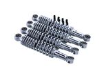 Set Di Abbassamento Ammortizzatore Cromato 240 Mm + 260 Mm Per Simson Schwalbe KR51 Star