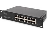 Digitus | Switch Gigabit Ethernet A 16 Porte | DN-80115 | Non Gestito | Montaggio A Rack | Numero Di Porte 10/100 Mbps (RJ-45) | Numero Di Porte 1 Gbps (RJ-45) | Numero Di Porte Sfp+ | Tipo Di Alimentazione