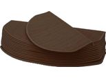 Set Di 15 Tappetini Per Scale HWC-G49, Tappeto Per Scale, Set Di Tappetini Di Protezione Per Scale, 65X25Cm ~ Semitondo, Marrone