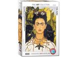 Eurographics Puzzle Ritratto Di Frida Kahlo Con Collana Di Spine 1000 Pezzi