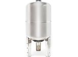 Vaso Di Espansione Wiltec In Acciaio Inox Da 100 Litri, Vaso Verticale A Membrana Per Acquedotti Domestici E Impianti Di Pressurizzazione Con Membrana Epdm
