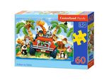 Castorland Puzzle Goodies On Safari 60 Pezzi