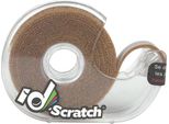 Nastro Con Gancio E Anello Id-Scratch - Rotolo 2M X 2Cm - Colore Marrone