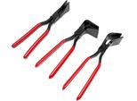 Set Di Pinze Pieghevoli Wiltec 3 Pezzi, 3X Pinze Pieghevoli 0° 45° 90° Larghezza Ganasce 55 Mm Per Tetti, Idraulici, Pinze Per Lamiera Per La Lavorazione Della Lamiera