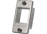 Logilink Professional MP0054 Staffa Di Montaggio Logilink Per Moduli Keystone, Zinco Pressofuso