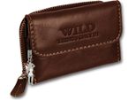 Wild Things Only Portafoglio Mini Unisex Per Giovani In Vera Pelle Marrone 9X3X6,5 Cm Incluso Ciondolo A Forma Di Fata D2OPJ120N