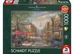 Schmidt Spiele - Thomas Kinkade - Caffè A Monaco, 1000 Pezzi