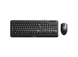 Mediarange MROS108 Mediarange MROS108 Tastatur-Maus-Set Kabelgebunden Schwarz