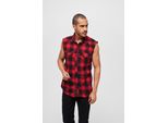Brandit - Camicia Checked Flanell Rot / Schwarz - 5XL