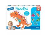 Educa 18873, Dinosauri, Set Di Puzzle Per Bambini Con 5 Puzzle Per Bambini A Partire Dai 24 Mesi Di Età