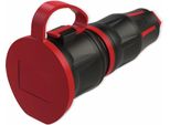 Giunto Di Messa A Terra Pce Toptaurus2, Con Coperchio, Nero/Rosso
