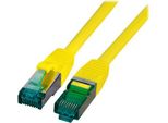 Efb MK6001.0,5Y Efb RJ45 Patchkabel S/Ftp, Cat.6A, Lszh, 0,5M, Gelb