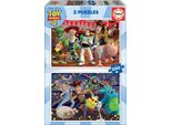 Educa 18107, Toy Story 4, Set Di Puzzle Da 2X100 Pezzi Per Bambini Dai 6 Anni In Su, Disney Pixar, Puzzle