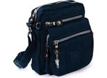 Borsa Street Nylon Borsa Donna Uomo Blu Navy 18X15X8 D2OTJ215B