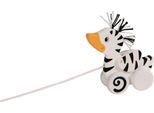 Goki Pull Toy Zebra Duck