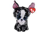 Ty Boos Flippables Portia 24Cm Terrier Con Paillettes 36793