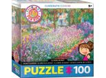 Eurographics Puzzle Monets Garten Von Claude Monet, 100 Teile, 48 X 33 Cm, 6100-4908