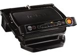 Grill, Tefal GC714834, Optigrill+ Black Snacking, 600 cm2 Kochflche, Snackschale, automatischer Kochsensor, 6 automatische Programme