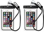 Inf Custodia Cellulare Impermeabile Per Smartphone Universale Nera Confezione Da 2