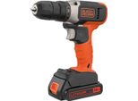 Black+Decker Black & Decker | Cordless Drill Driver | BCD001C2-QW | 18 V | 2X1.5 Ah | Lithium