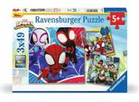 3X49-Piece Spidey Puzzle. The Web-Slinger. Spiderman. Ages 5 And Up. 00005730. Ravensburger