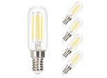 Zmh E14 Led Bianco Freddo Lampadine Vintage - T25 Led Lampadina 6000K E14 Lampadine 4W Lampadine Edison, 4 Pezzi