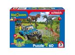 Schmidt Puzzle Schleich Prä Giganti Storici 60 Pezzi + Schleich Figura