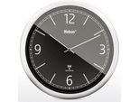 Mebus 19813 Orologio Da Parete Radiocomandato Nero/Argento