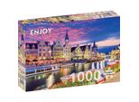 Enjoy Puzzle Gand Al Tramontoä Mmerung, Belgio 1000 Pezzi