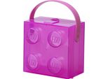 Lego 40240009 Cestino Per Il Pranzo Lego Con Manico, Viola-Traslucido