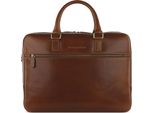 Bugatti Cartella Laptop Bag Con Scomparto Per Laptop Briefcase Cognac Marrone